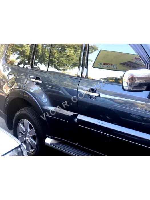 Накладки на дверные ручки Mitsubishi Pajero 4